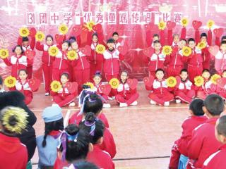131团中学开展“优秀童谣传唱”比赛