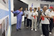 一三一团丰登园社区党总支组织离退休党员参观七师军垦水利史馆