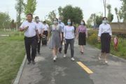 一三〇团接受国家级健康促进团复评工作