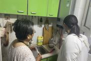 天北新区毓秀里社区开展燃气用户用气安全大排查活动
