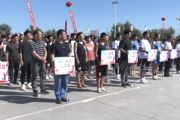 师市第三届“胡杨河杯”男篮比赛正式开幕