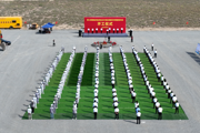 七师胡杨河经开区铁路专用线项目开工