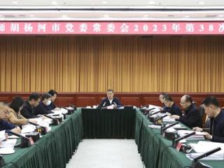 七师胡杨河市：高质量高标准落实各项重点工作