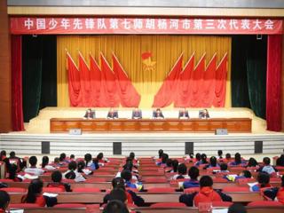中国少年先锋队第七师胡杨河市第三次代表大会召开