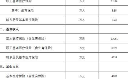 2026年1月七师医疗保险和生育保险主要指标