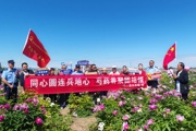 奎东农场：同心圆连兵地心 芍药香聚团结情
